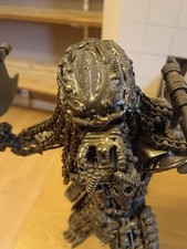 Metal Predator Statue