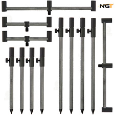 NGT Buzz Bars Or Bank Sticks Carbon Effect Aluminium BankStick Buzz Carp Fishing
