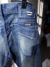 Diesel Mens Jeans 32x34 Blue Zathan Regular Straight Bootcut Stone Wash