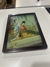 VINTAGE CHINESE REVERSE GLASS