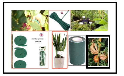 Hook loop plant tie - loop,