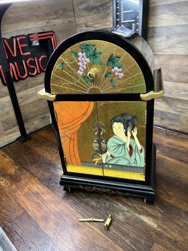 Vintage hand painted black - painted,