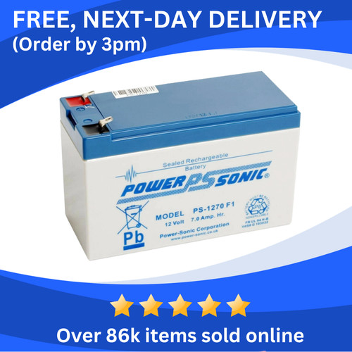 Powersonic 12v 7ah - powersonic, alarm