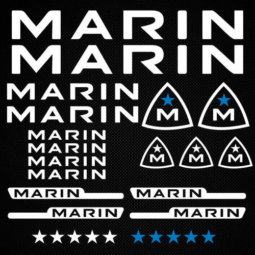 Marin mountain bike decals