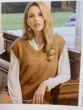 Knitting Pattern  Rowan Ladies Tank Top V Or Round Neck 28-62” Kidsilk Haze Yarn