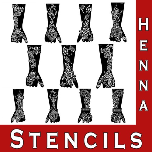 Henna mandala stencils - henna, tattoo