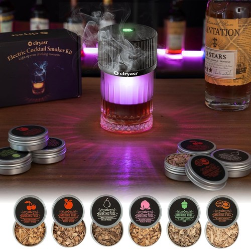 Whiskey smoker kit with wood - kit,