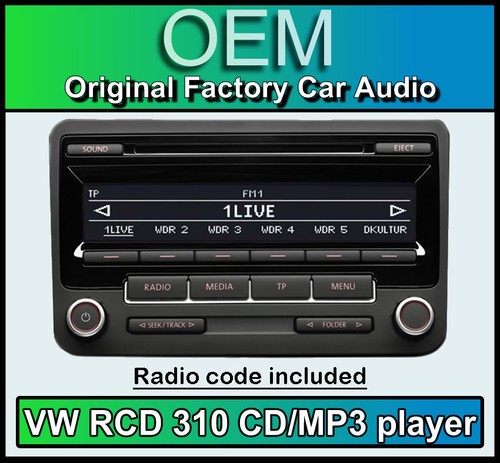 Rcd 310 mp3 - vw,