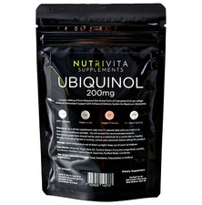 Ubiquinol 200mg High Strength Vegan Softgels Heart Health & Fertility