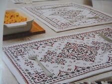 Spongeware Pattern Placemats Table Set Thick Cotton similar to Nicholas Mosse
