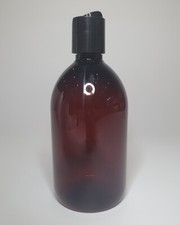 500ml PET Plastic Amber Round