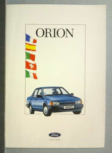 1988 ford orion - sales, catalog