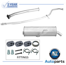 For Peugeot - 206 1.1 1.4 2000-2008 Front Centre Rear Exhaust System + Fittings