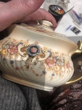 Antique Tea Pot Crown Devon