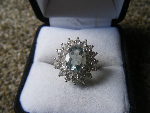 Tuscon green fluorite and - green,