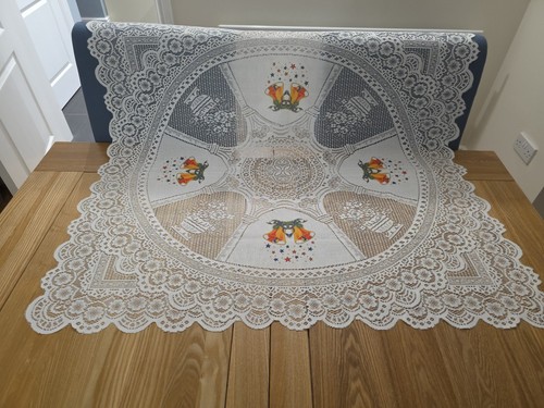 Vintage lace printed christmas - printed,