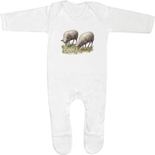 'Grazing Sheep' Baby Romper