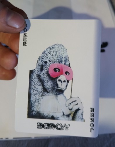 Banksy signed stamped - signed, /