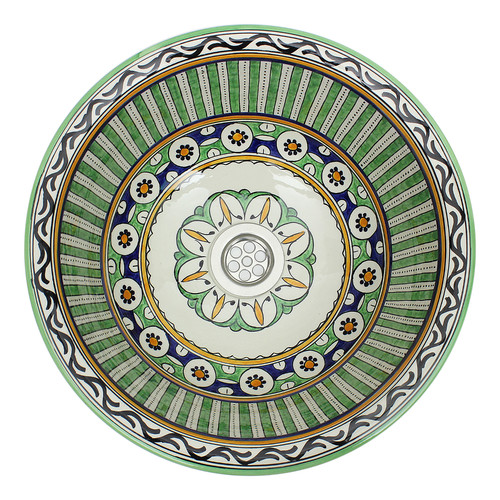 Moroccan round sink washbasin - round,