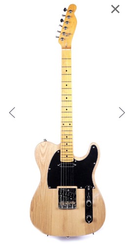 Ash tele body - maple, neck