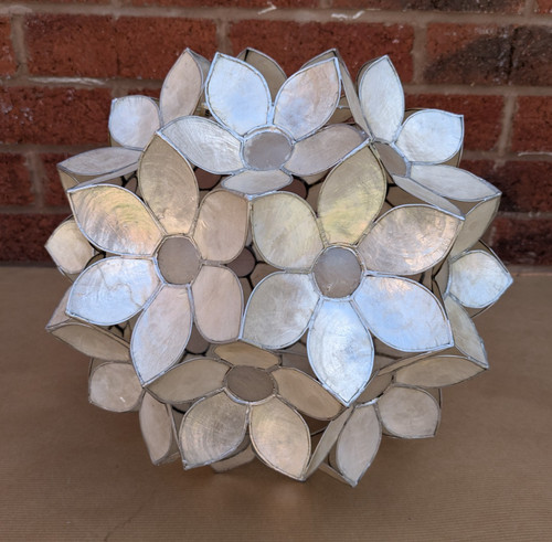 Capiz shell light shade - capiz,