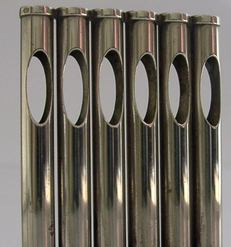 Silver plate shooting magazine - silver,