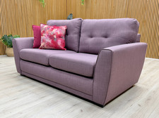 DFS 'Kian' 3 Seater Sofa Grape