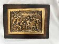 vintage solid brass mounted