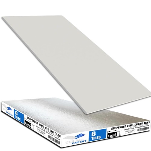Suspended vinyl smooth ceiling - suspended,