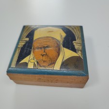 Vintage Carved Wooden Box