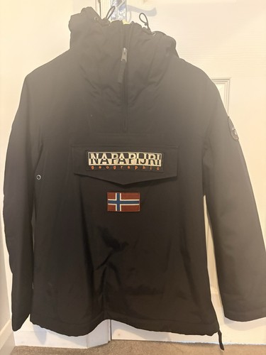 Napapijri men black hooded - men’s,