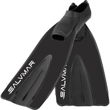 PINNE SUB PESCA NOBILIS SALVIMAR APNEA SNORKELING SUBACQUEA FINS MARE NUOTO NERO