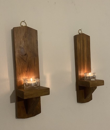 Wall mounted candle - candle, sconces