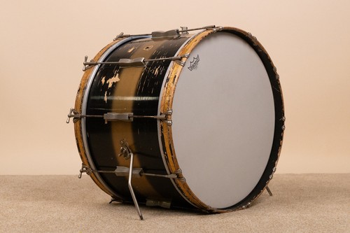 Vintage ludwig 14x22 black and - vintage,