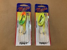 2 Mepps Flying C Spinner 7/8oz Salmon Steelhead Fishing Lure FC78 HC-HFT & HC-HC