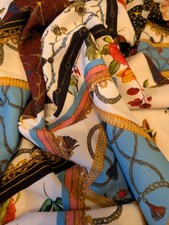 Floral Chains Scuba Fabric