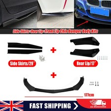 Front Bumper Spoiler +Rear Lip