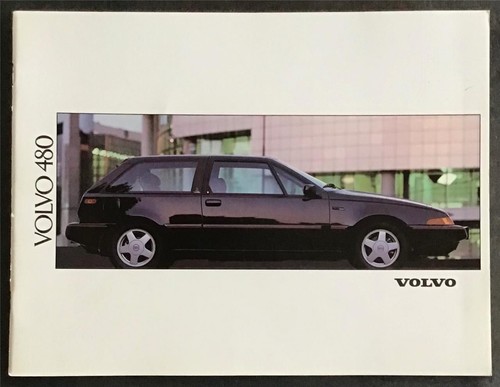 Volvo 480 car sales brochure - car,