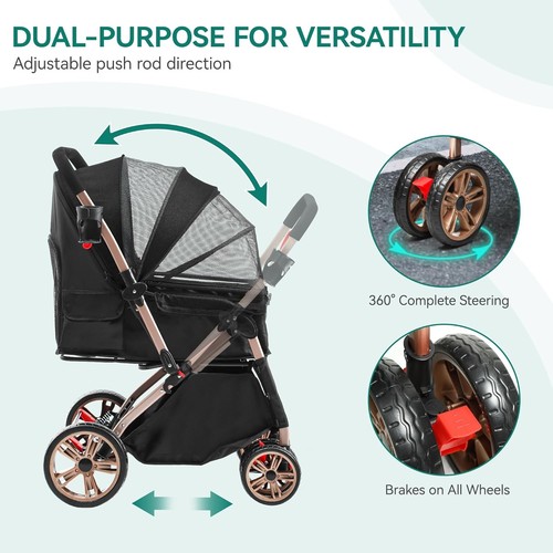 Pet stroller dog - pet, cat