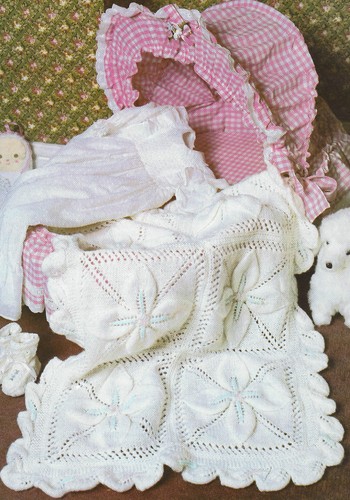 Baby blanket knitting pattern - baby,