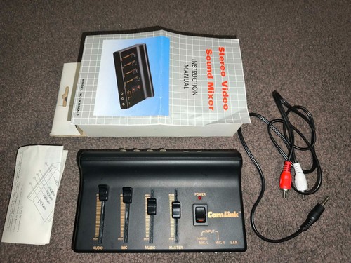 Stereo video sound mixer - video,