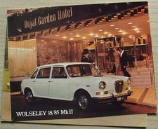 WOLSELEY 18/85 Mk II Car Sales