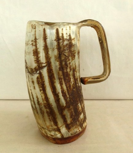 Horn drinking mug tankard - horn,