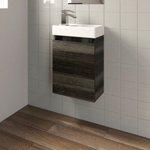 Charcoal wall hung 400mm - charcoal,
