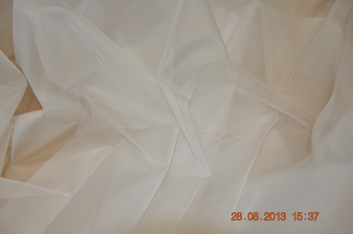 Silk organza white sold - organza,, white,
