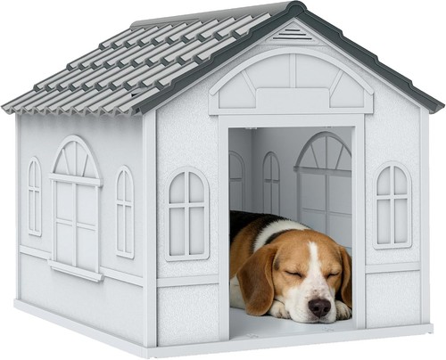 Plastic dog kennel outdoor - dog,