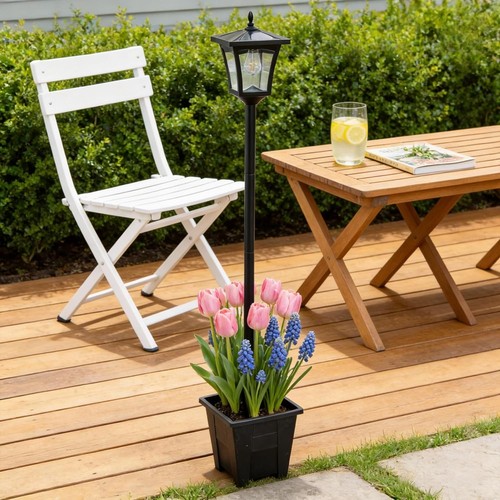 Solar lamp post - solar,