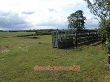 PHOTO  CATTLE CRUSH AND RACE MOST MOTORWAY CRASH BARRIERS SEEM TO END UP ON FARM