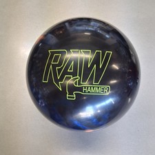 Hammer Raw Hybrid Blue/Black/Orange bowling ball 14 LB   new in box  #071
