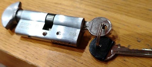 Euro thumbturn cylinder lock - cylinder, 1